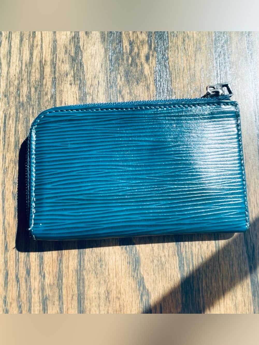 Louis Vuitton Epi Leather Zippy Coin Purse in Deep Ocean Blue